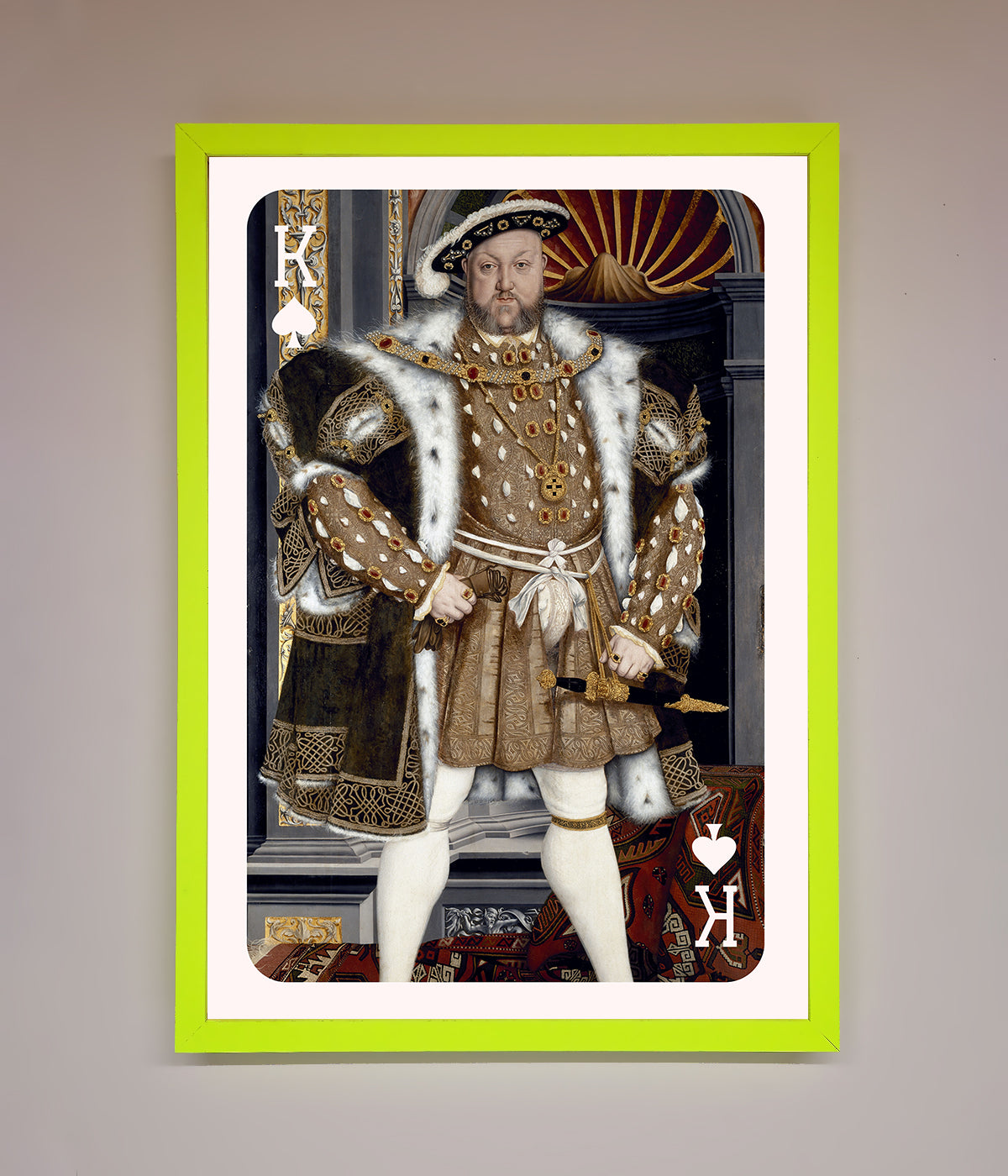 Henry The Eighth King Framed Wall Art print