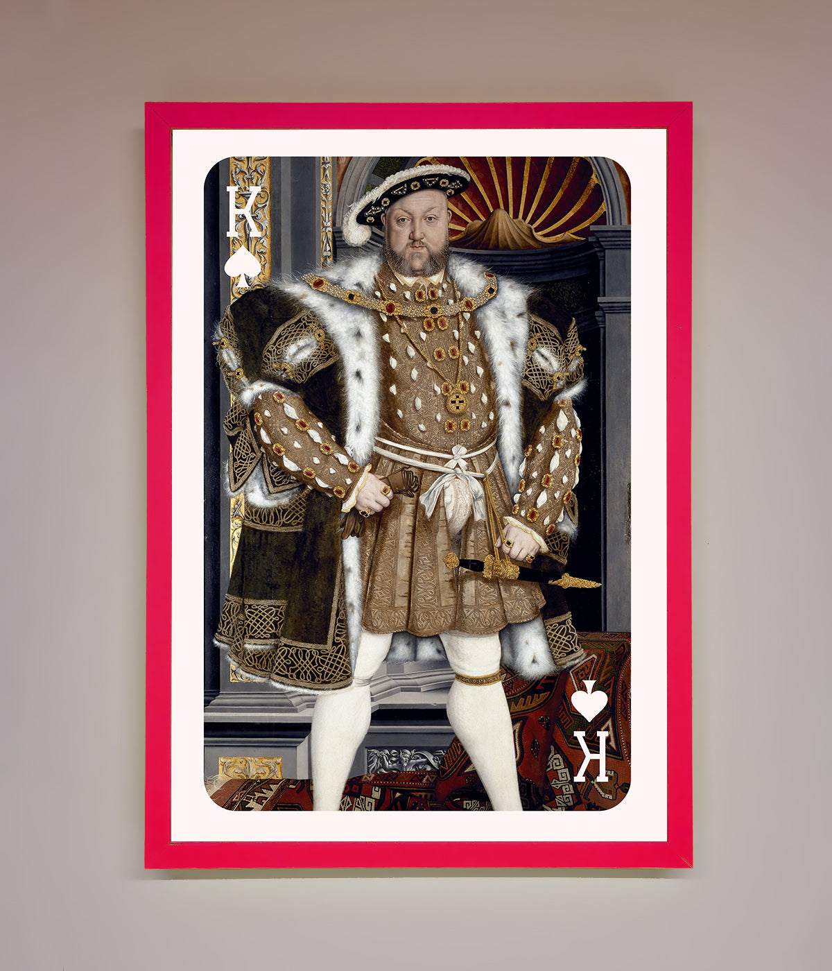 Henry The Eighth King Framed Wall Art print