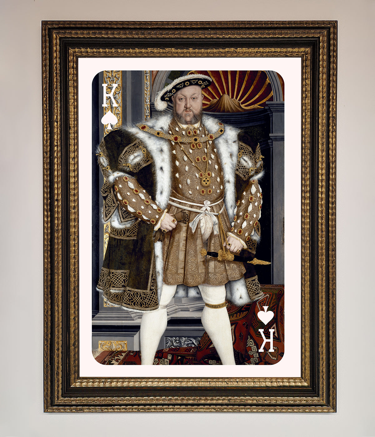 Henry The Eighth King Framed Wall Art print