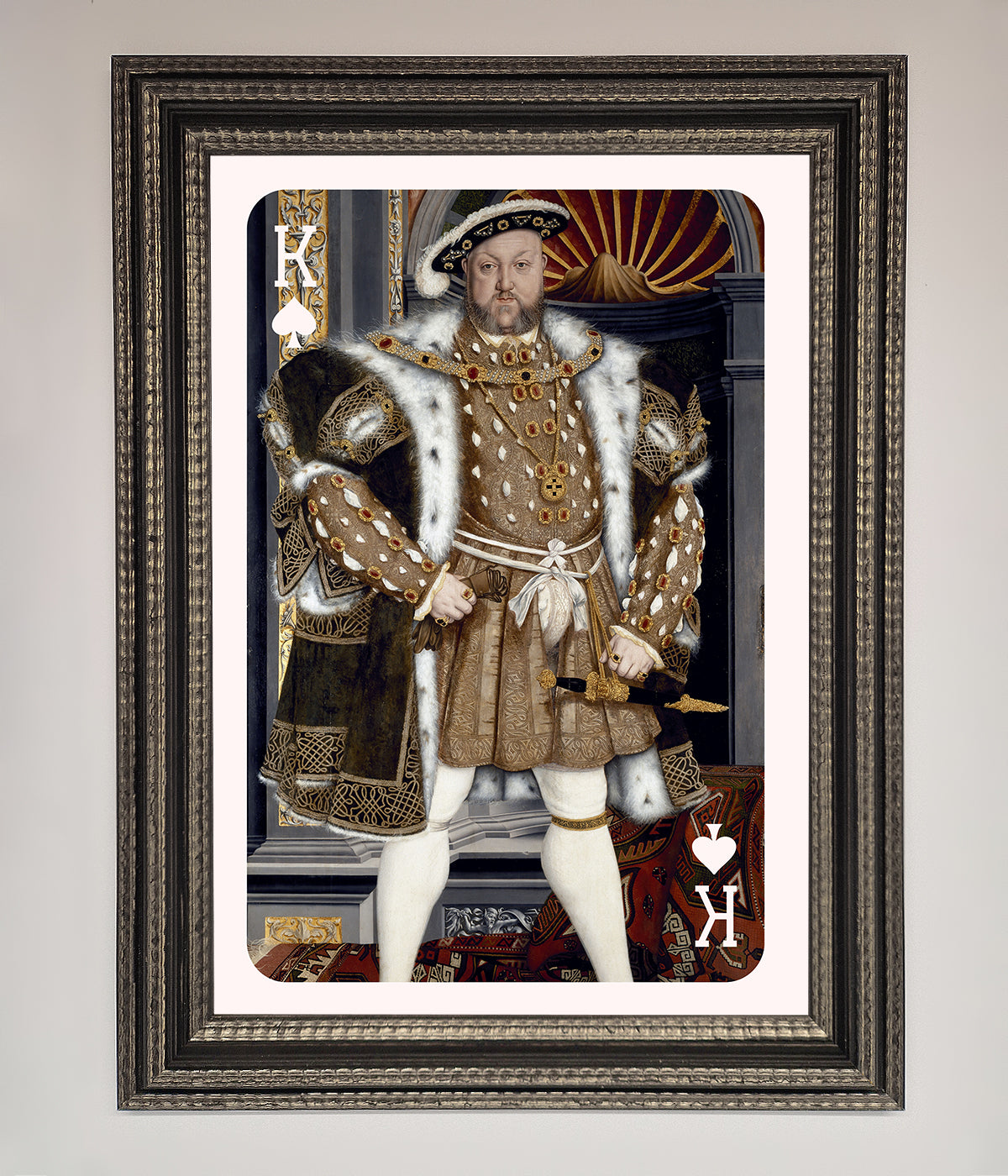 Henry The Eighth King Framed Wall Art print