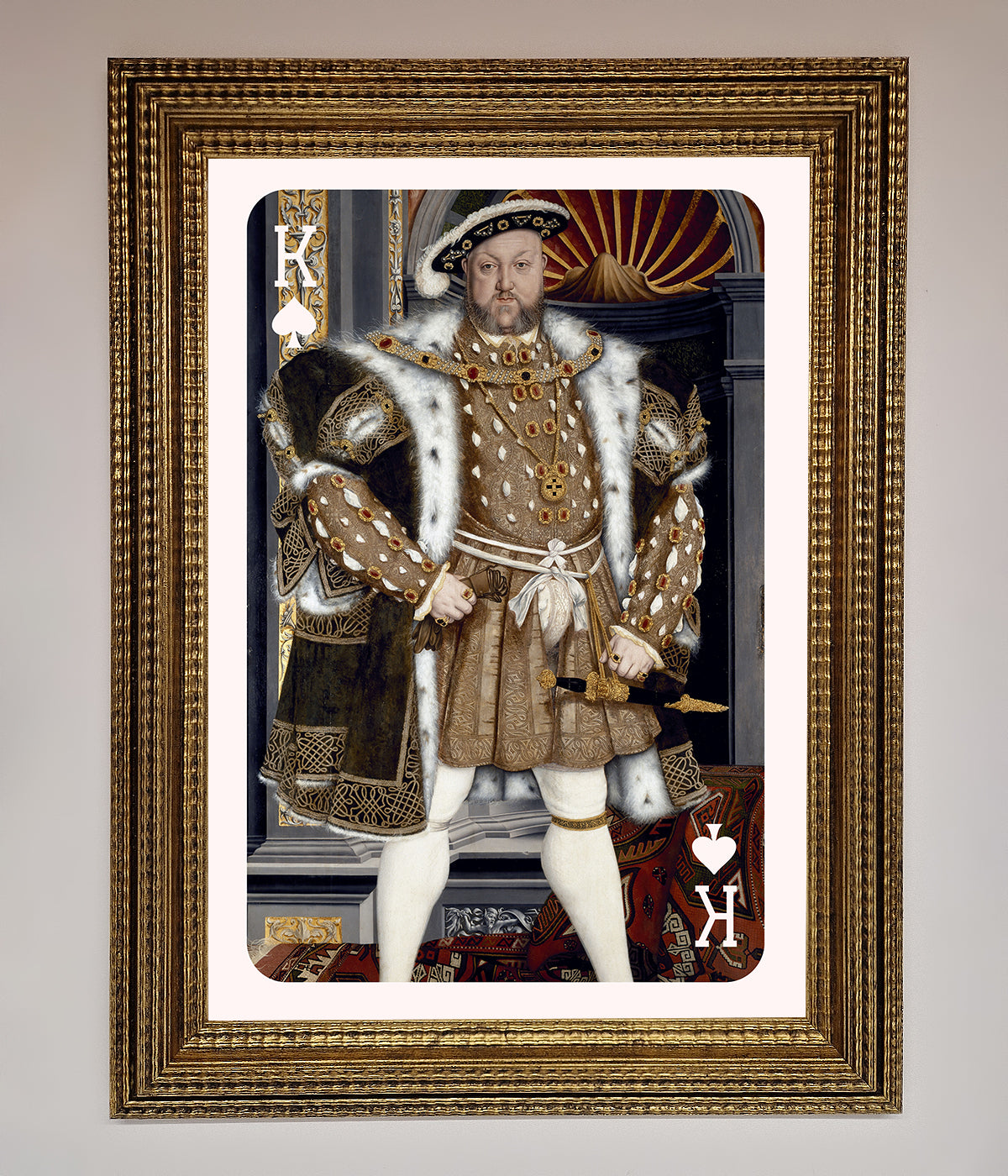 Henry The Eighth King Framed Wall Art print