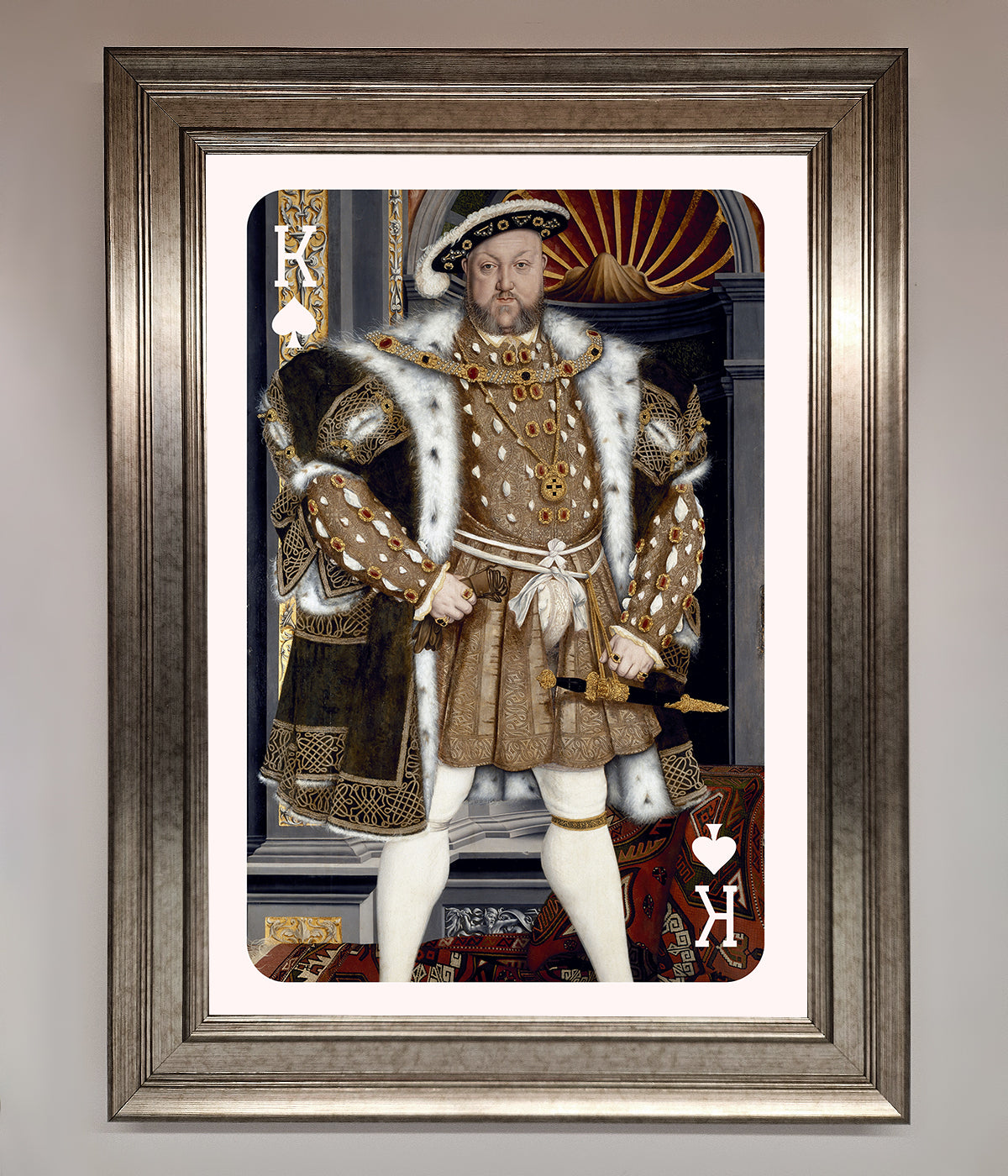 Henry The Eighth King Framed Wall Art print