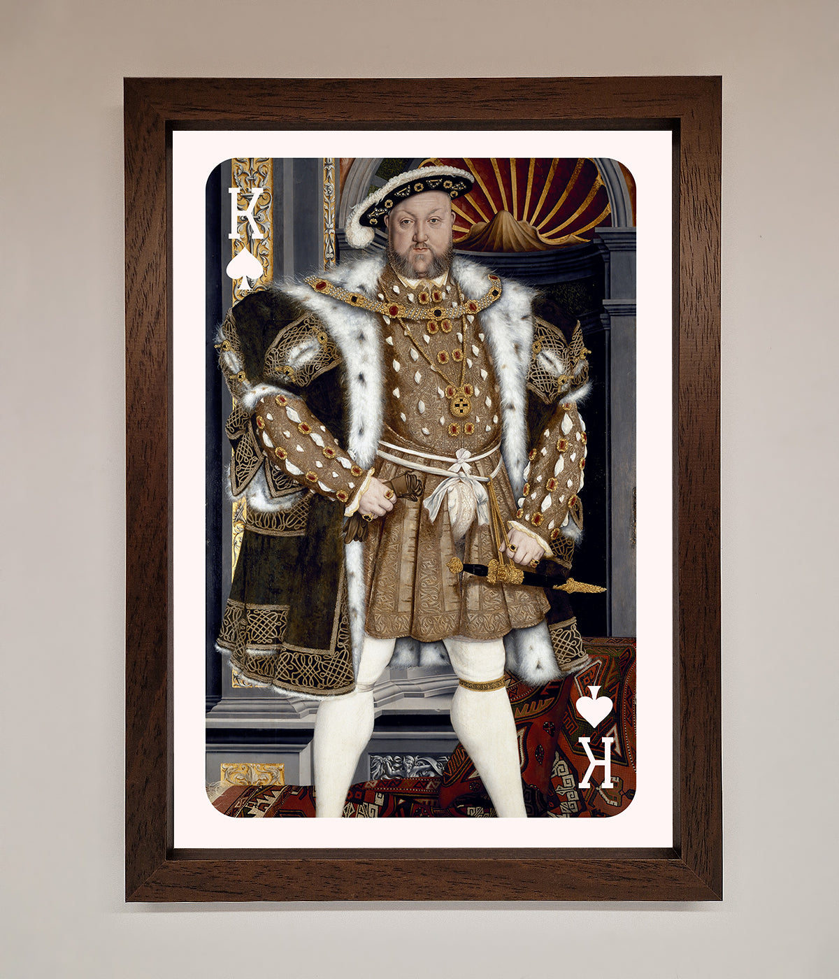 Henry The Eighth King Framed Wall Art print