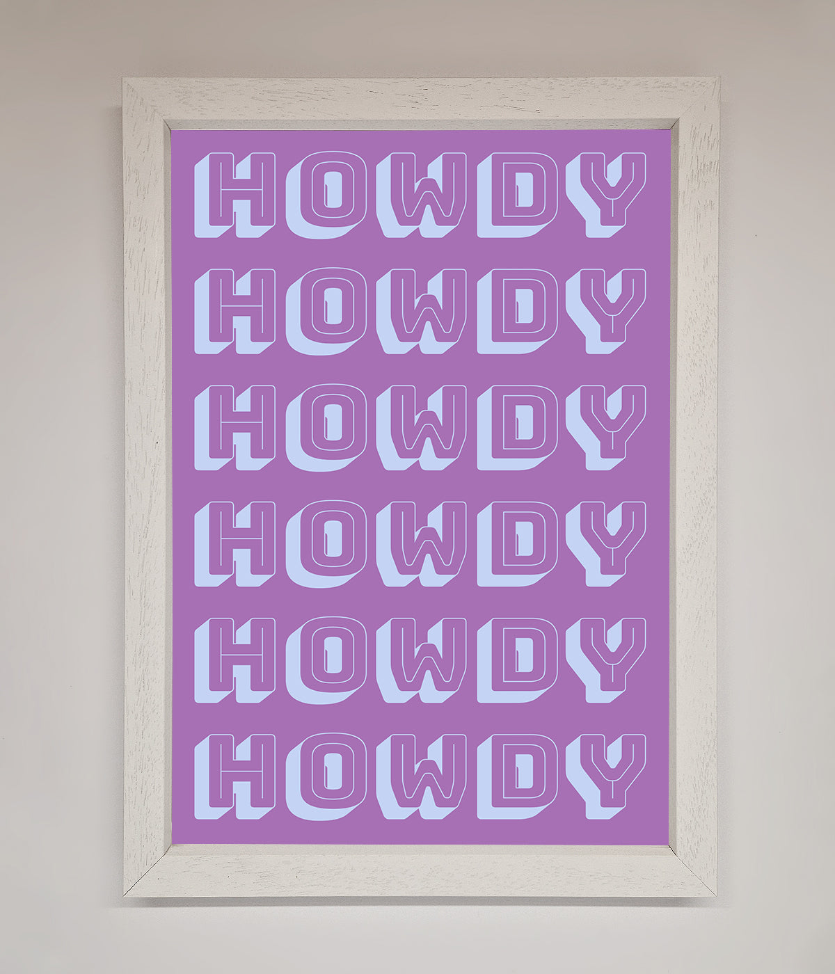 Howdy Howdy Framed Poster print