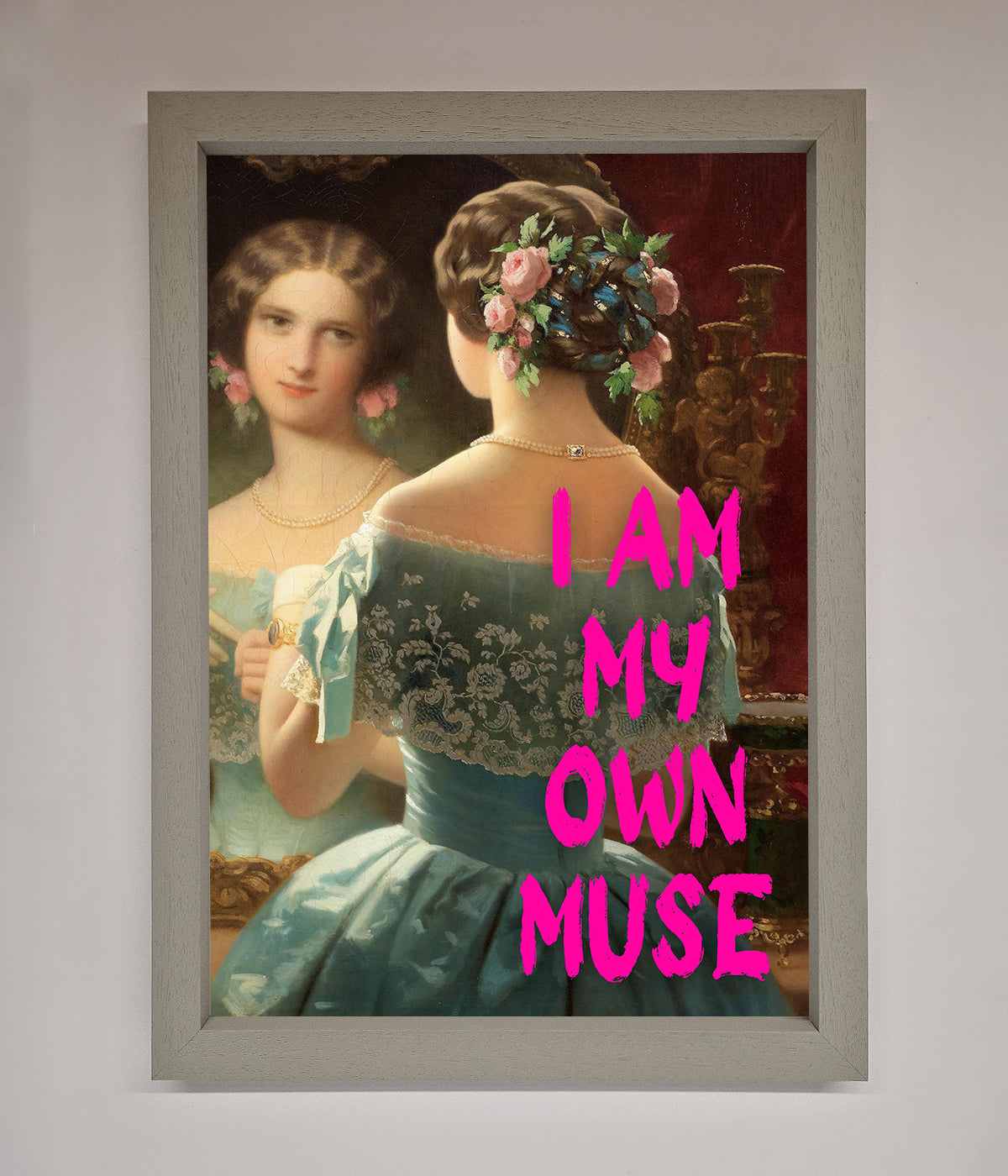 I Am My Own Muse Framed Print print