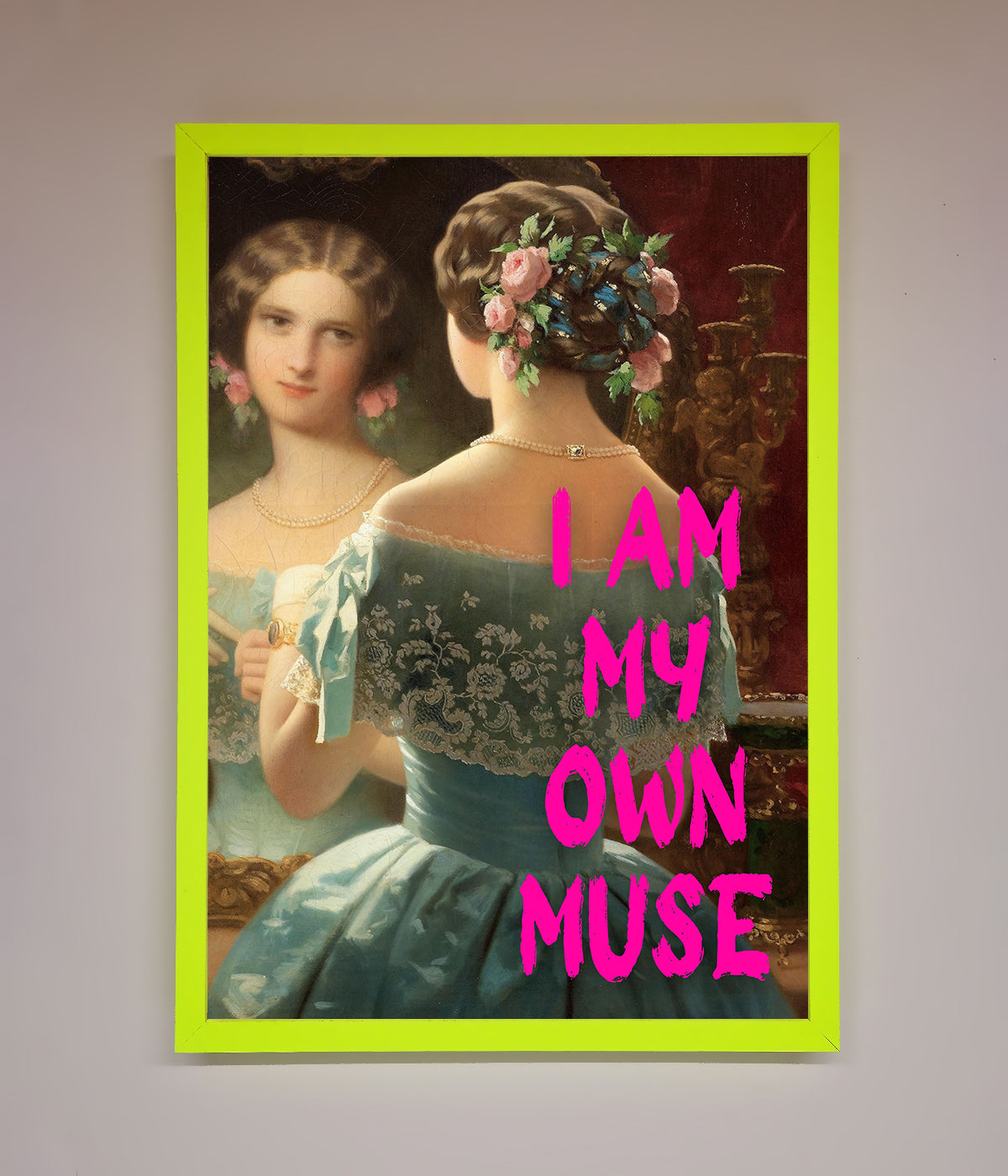 I Am My Own Muse Framed Print print