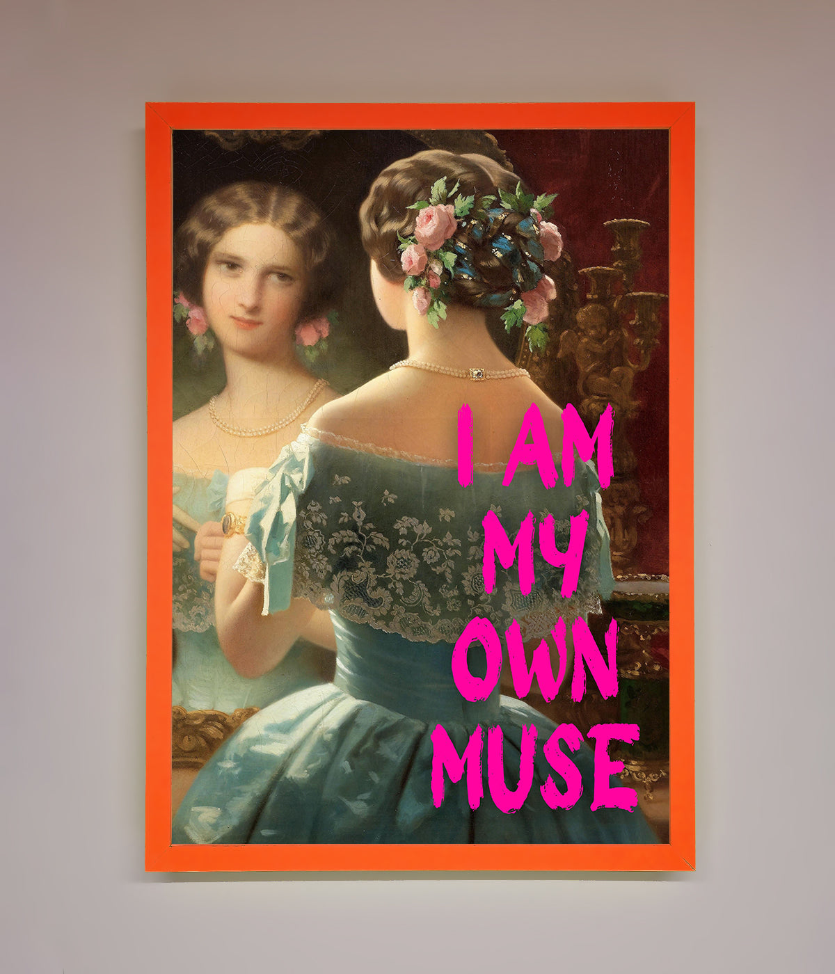 I Am My Own Muse Framed Print print