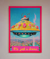 Its Just A Drone Framed Poster print