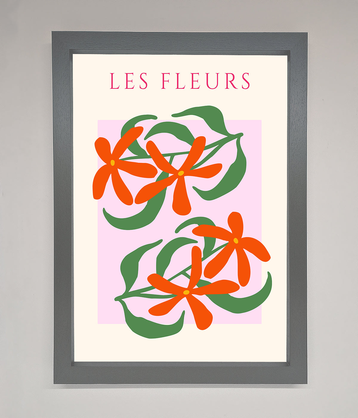 Les Fleurs Framed Print print