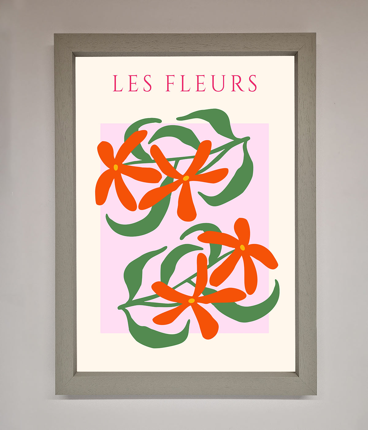 Les Fleurs Framed Print print