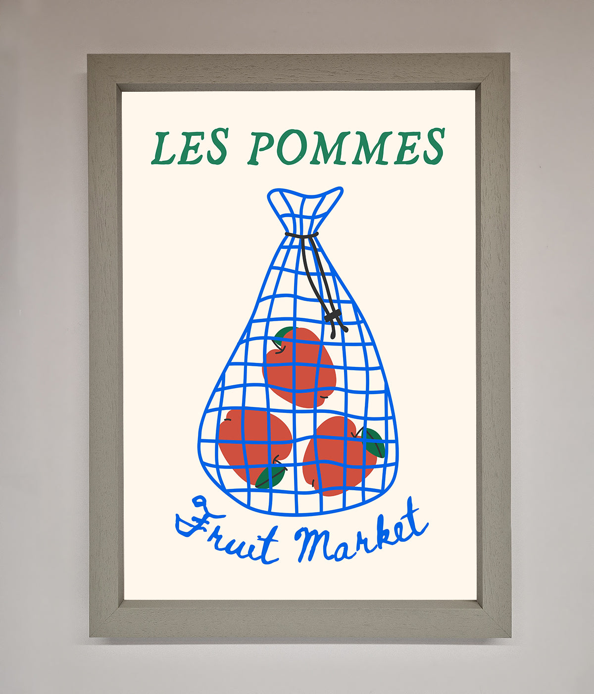 Les Pommes Framed Print print