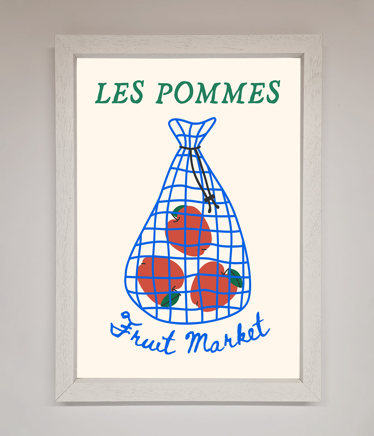 Les Pommes Framed Print print