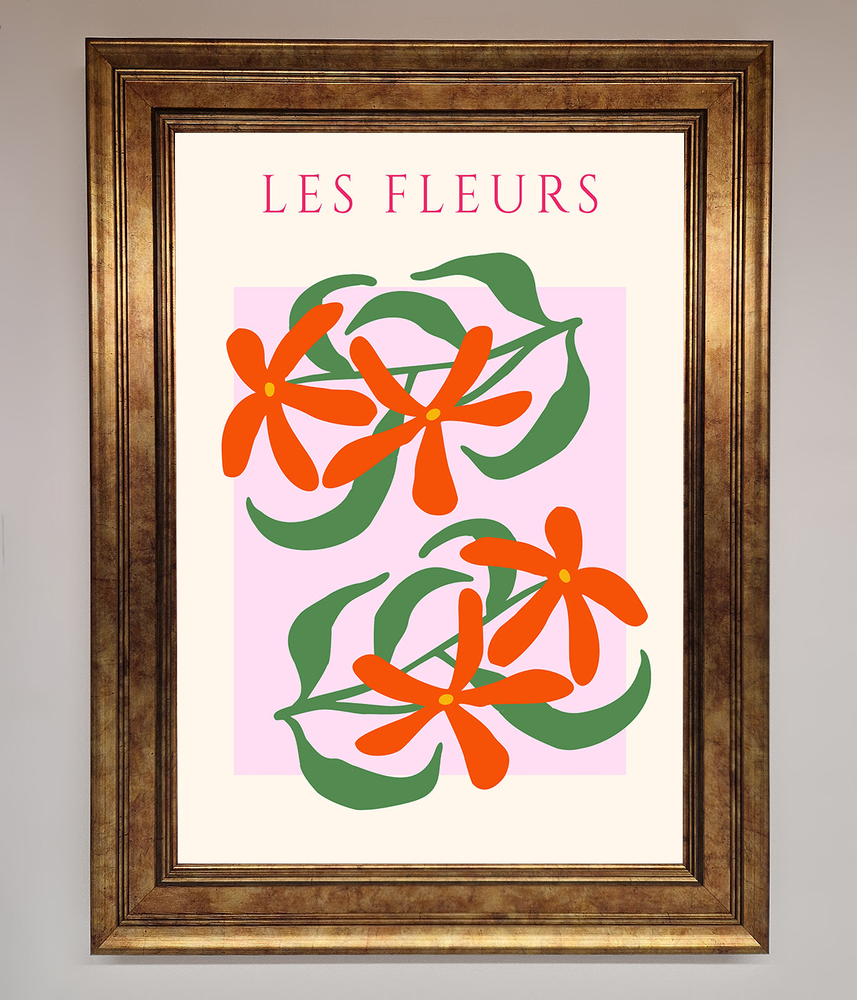 Les Fleurs Framed Print print