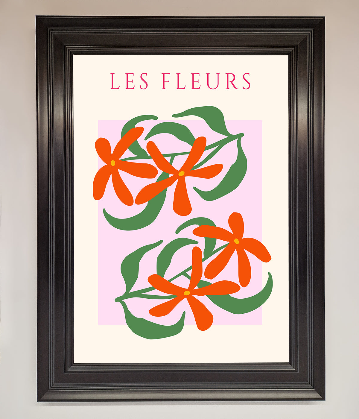 Les Fleurs Framed Print print