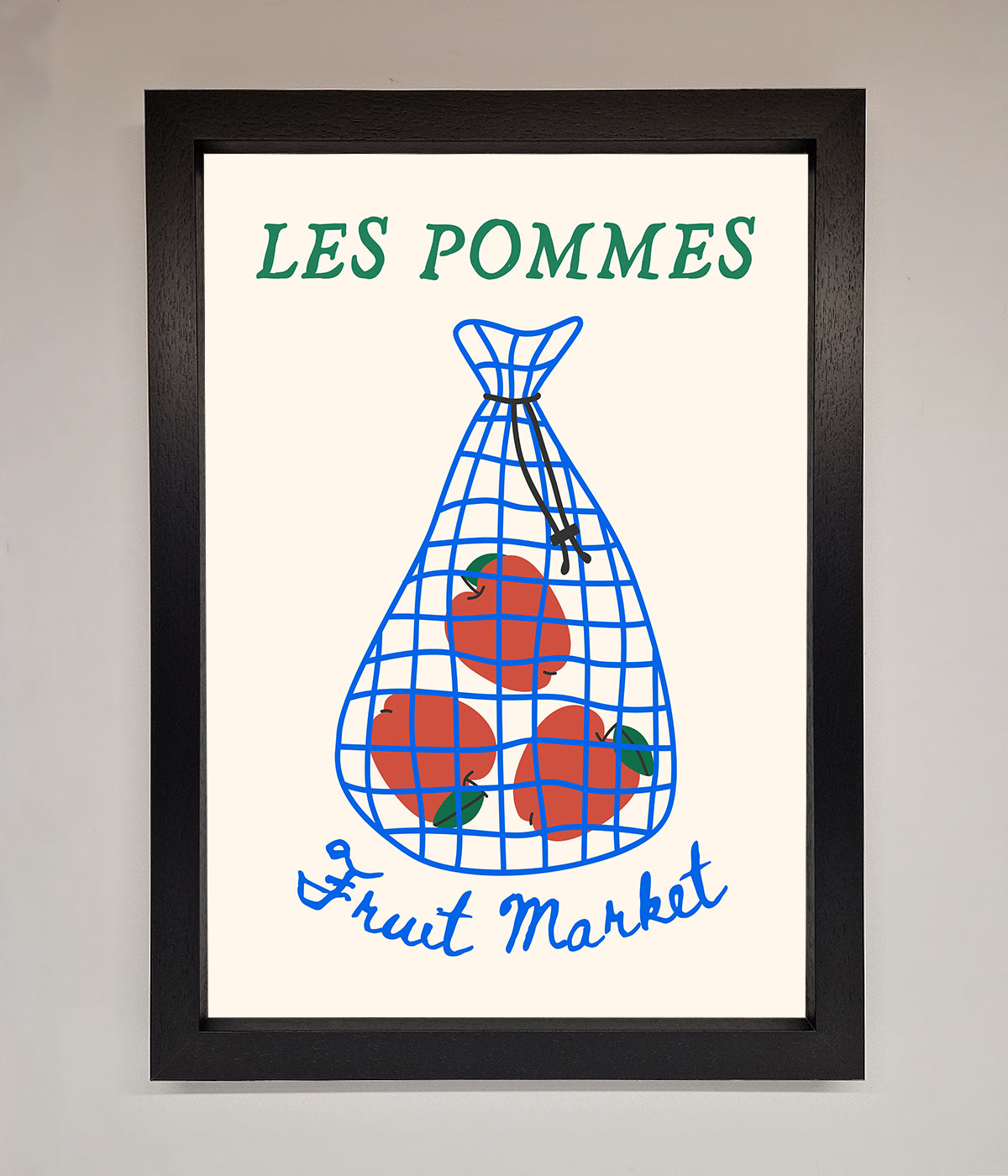 Les Pommes Framed Print print