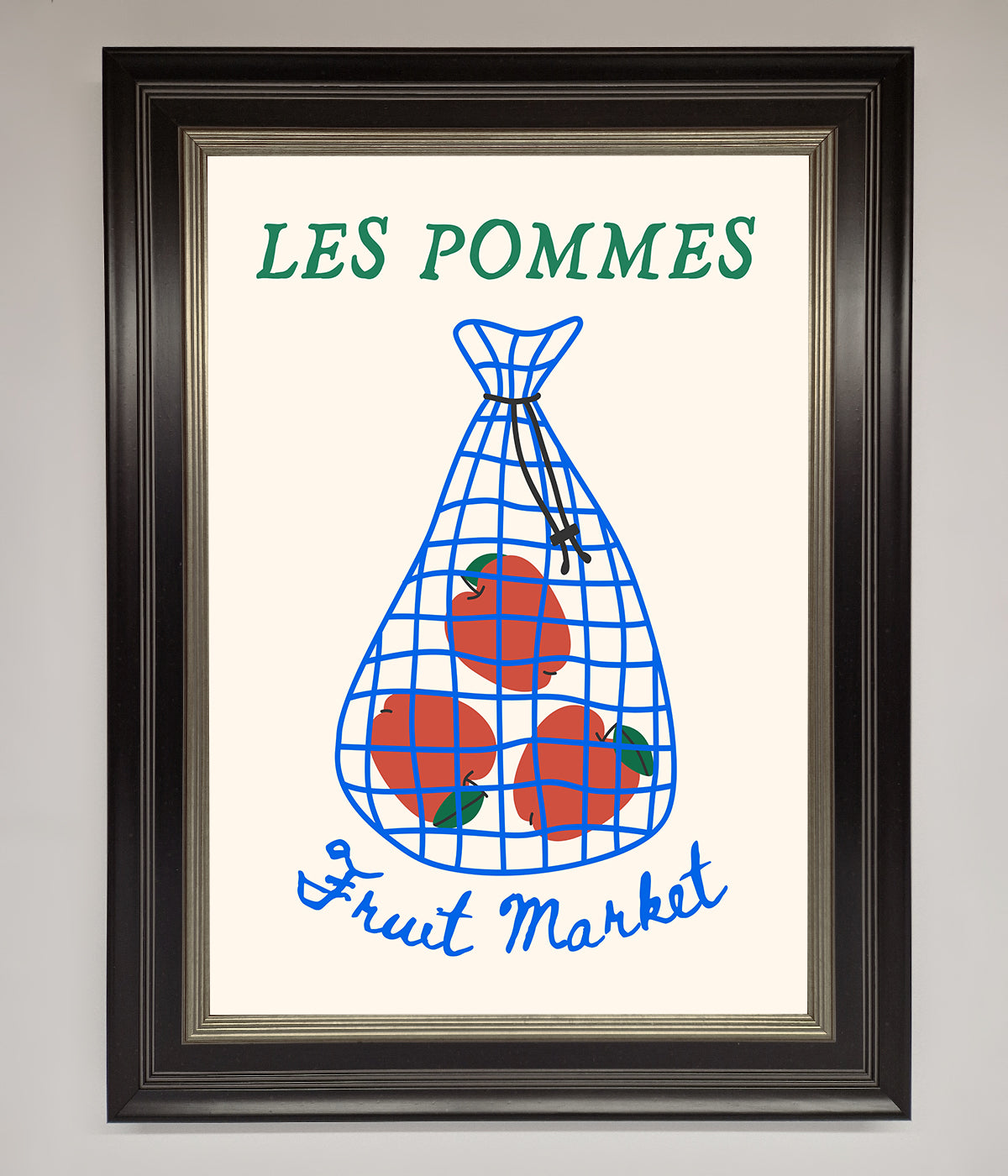 Les Pommes Framed Print print