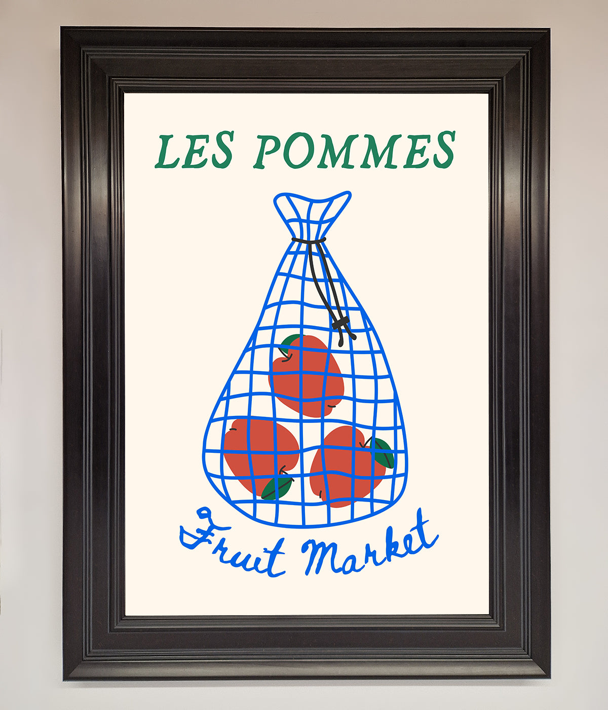 Les Pommes Framed Print print