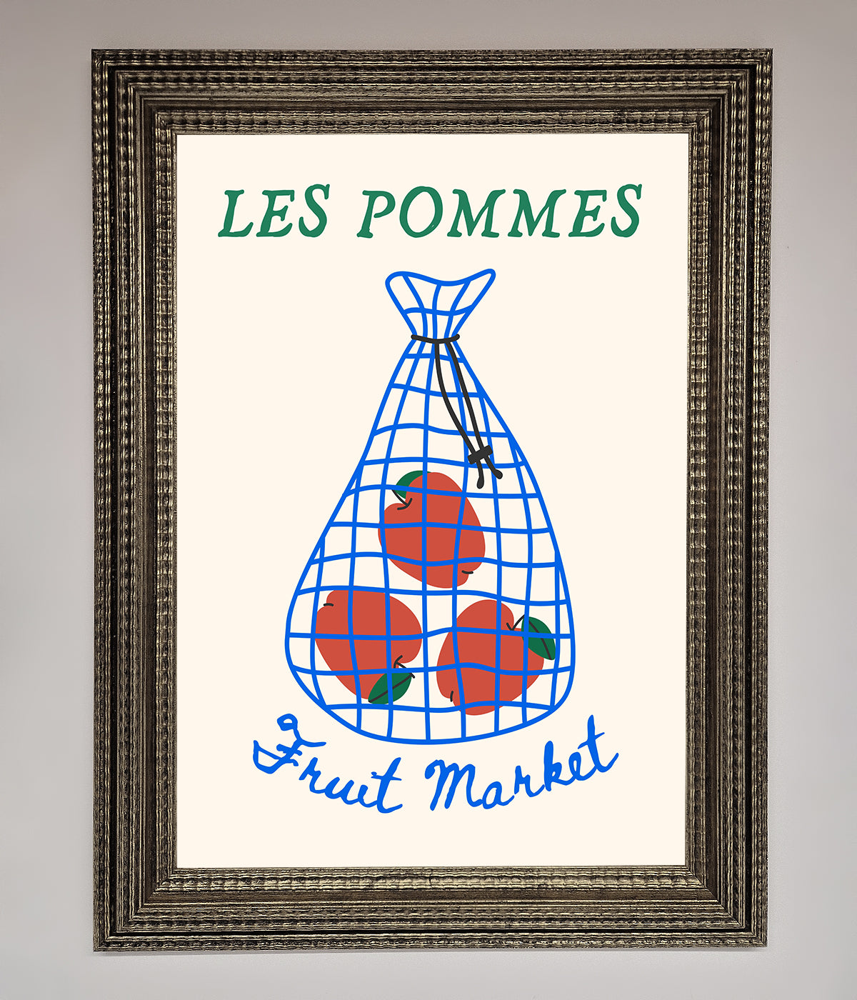 Les Pommes Framed Print print