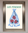 Les Pommes Framed Print print