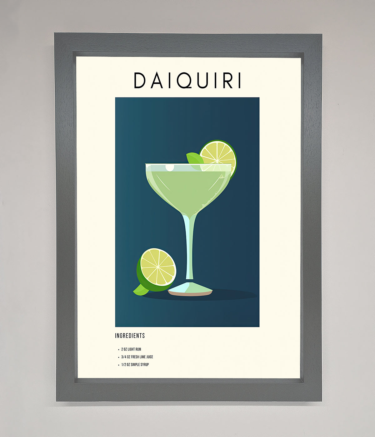 Lime Daiquiri Framed Poster print