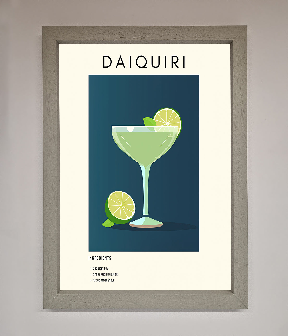 Lime Daiquiri Framed Poster print