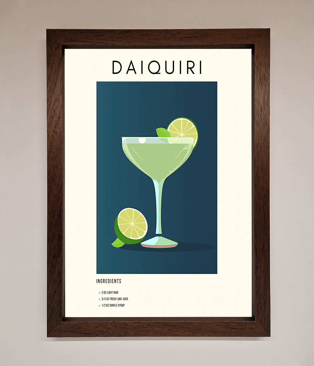 Lime Daiquiri Framed Poster print