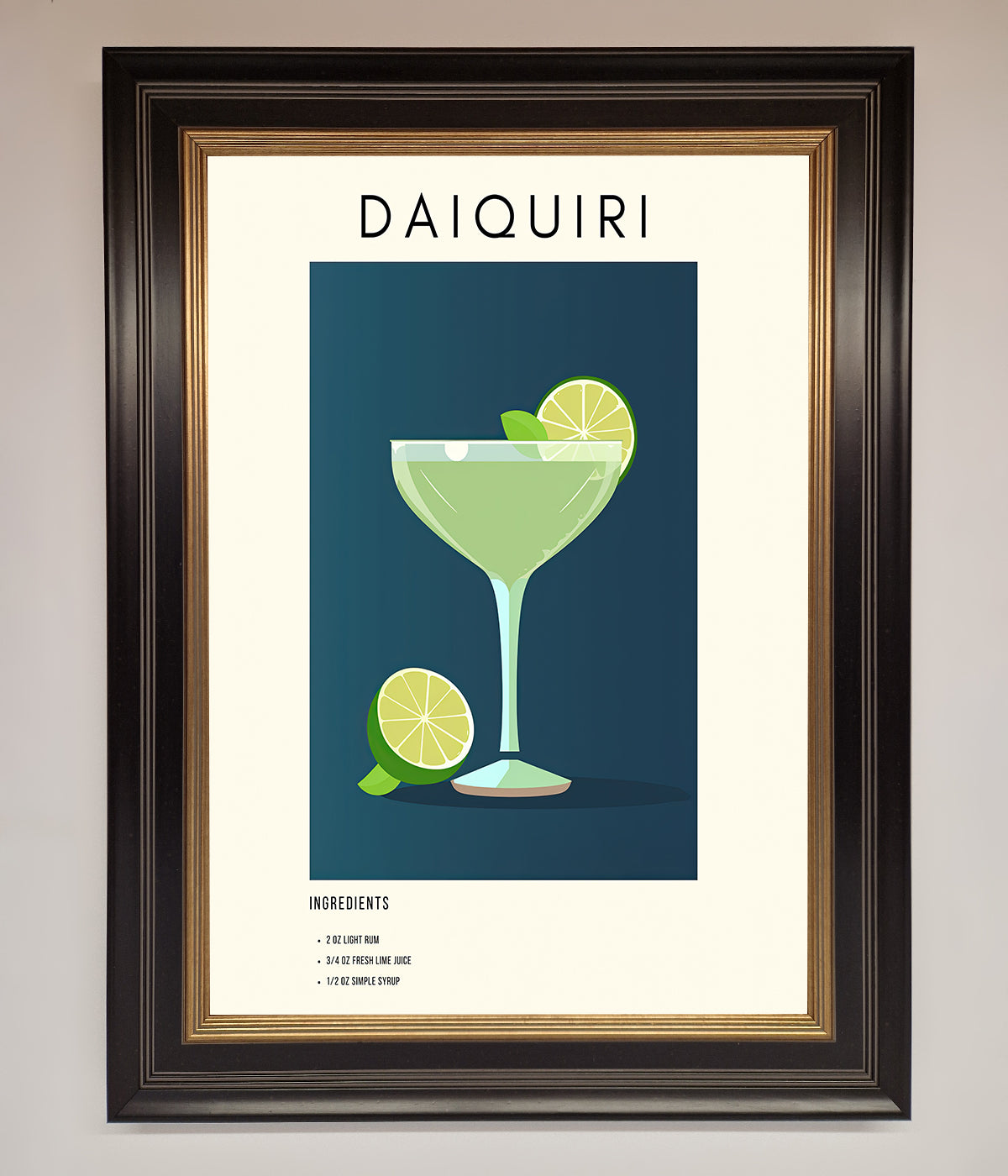 Lime Daiquiri Framed Poster print