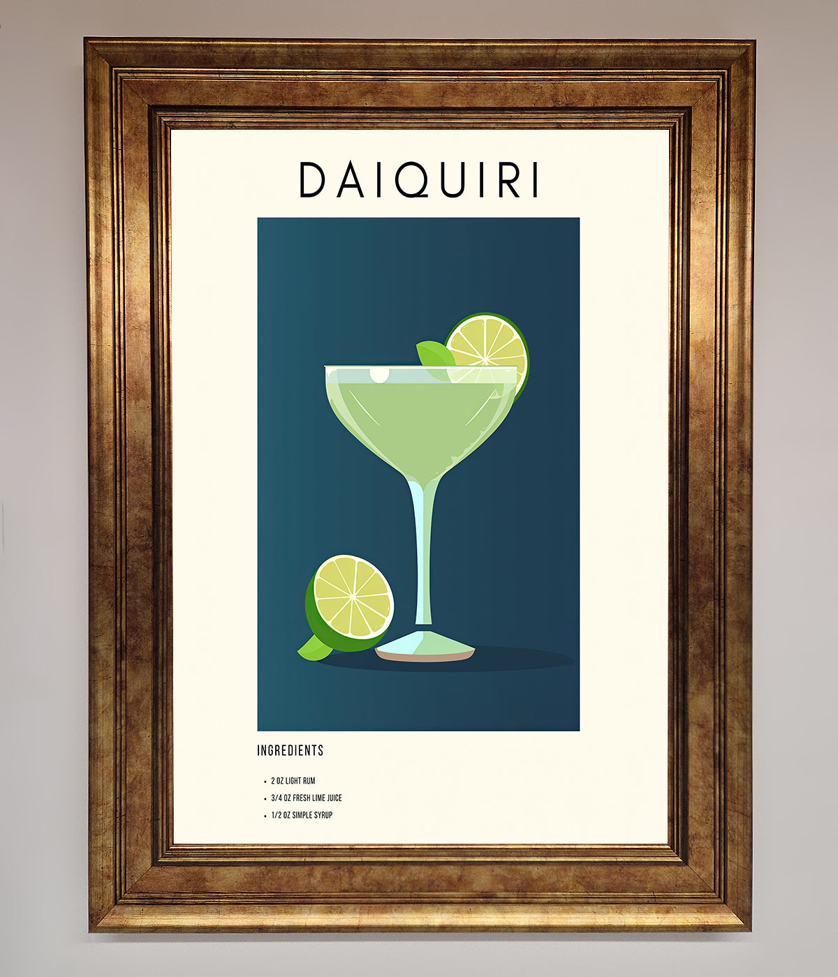 Lime Daiquiri Framed Poster print