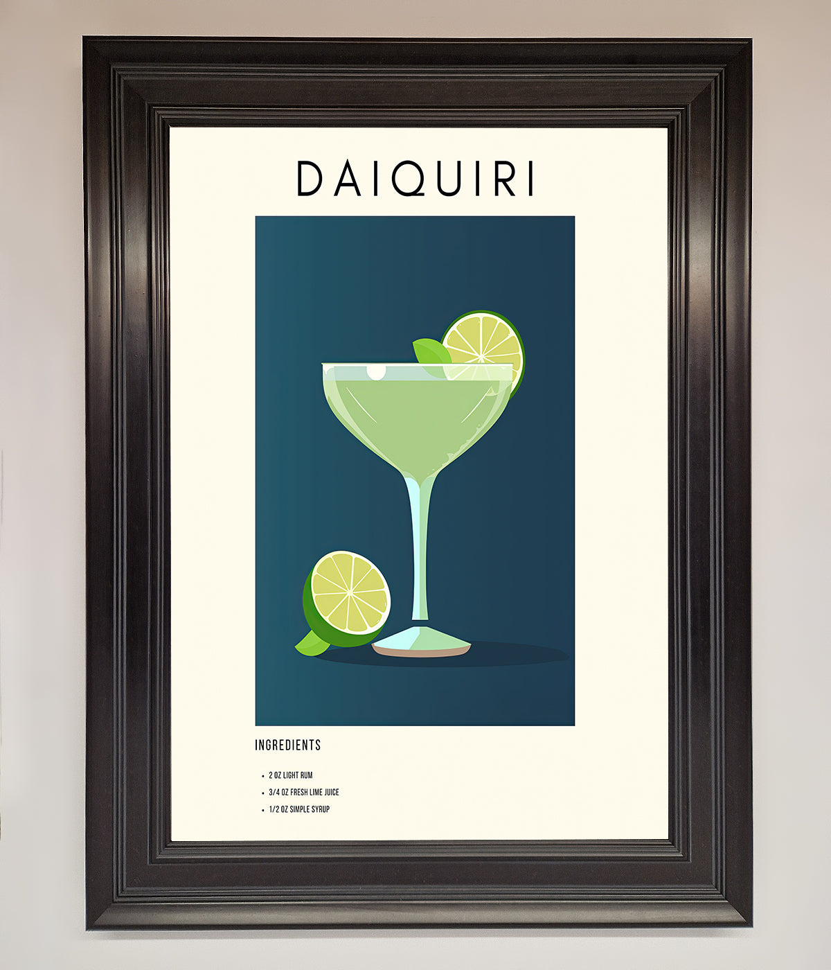 Lime Daiquiri Framed Poster print