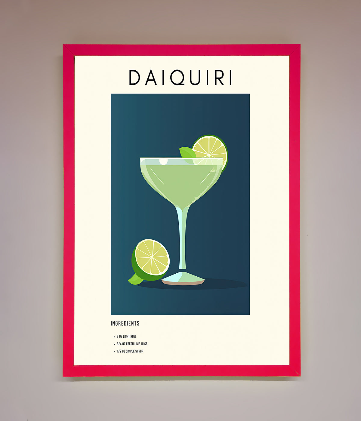 Lime Daiquiri Framed Poster print