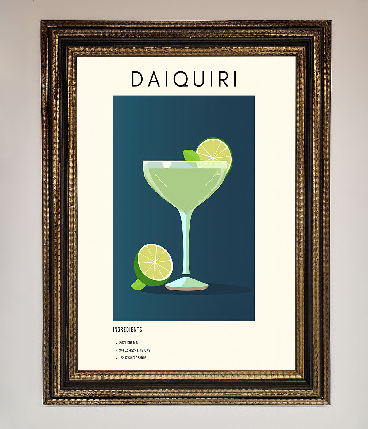 Lime Daiquiri Framed Poster print