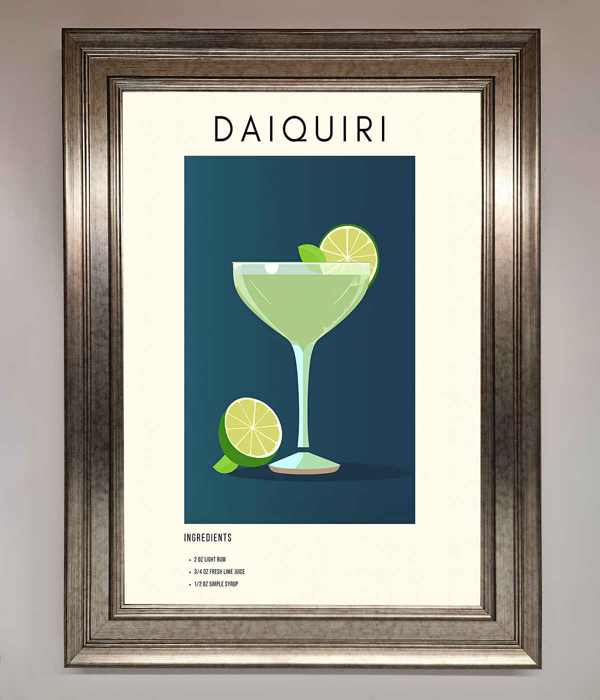 Lime Daiquiri Framed Poster print