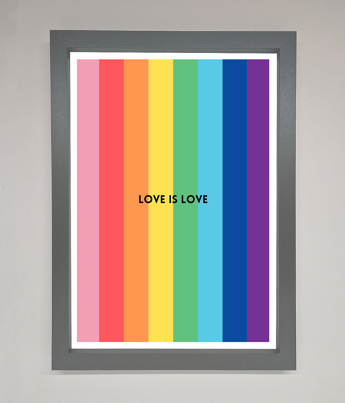 Love Is Love Framed Print print