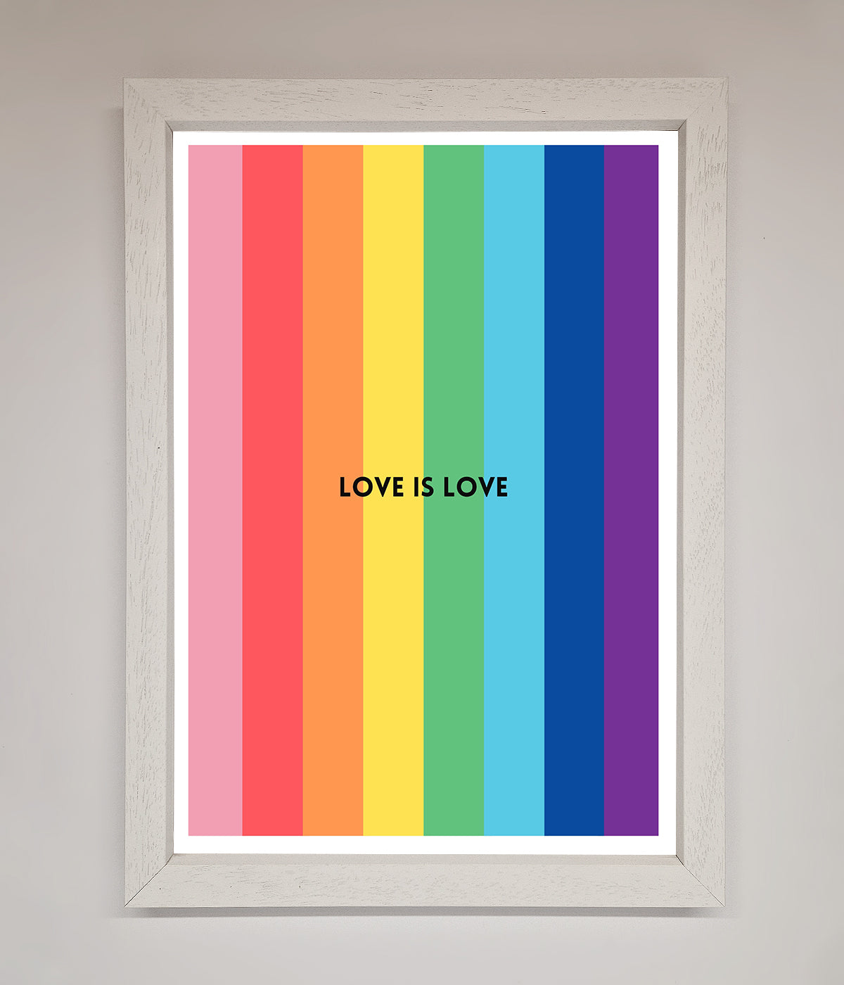 Love Is Love Framed Print print