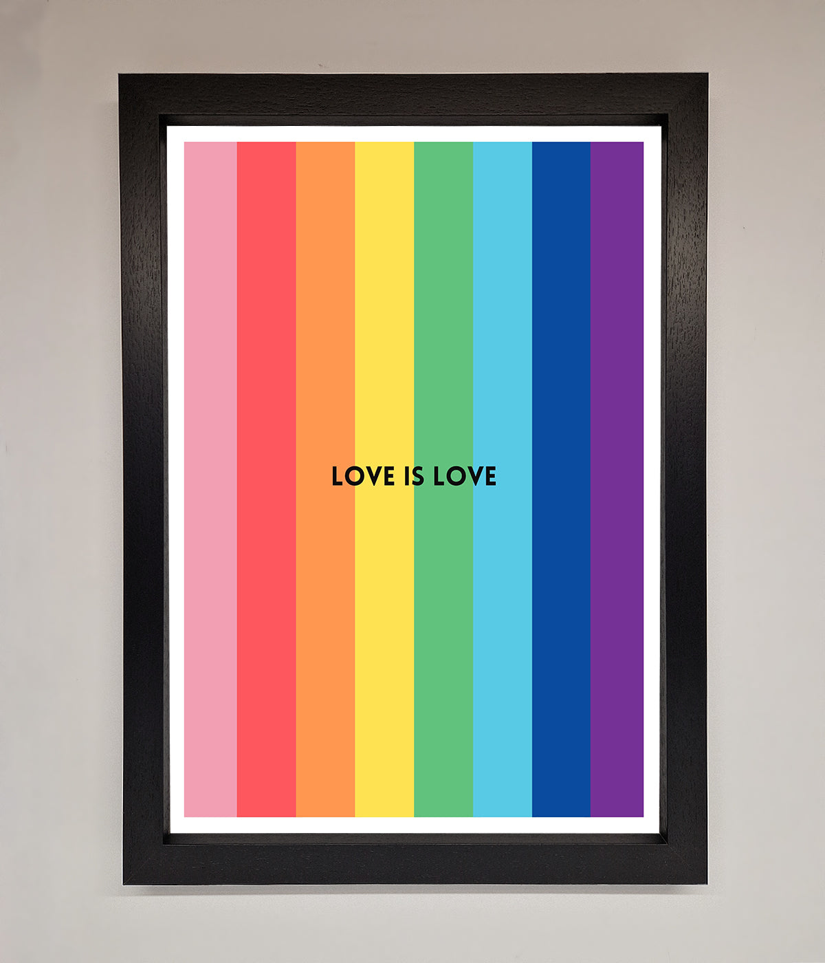 Love Is Love Framed Print print