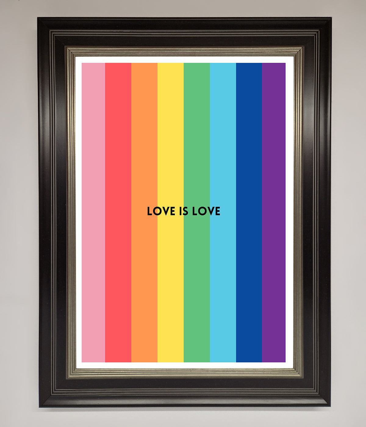 Love Is Love Framed Print print