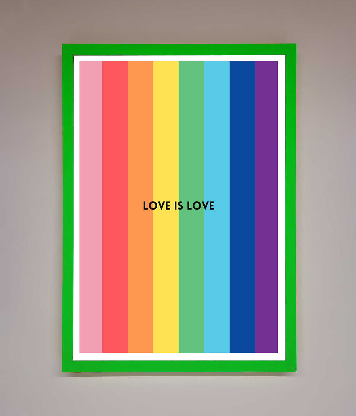 Love Is Love Framed Print print