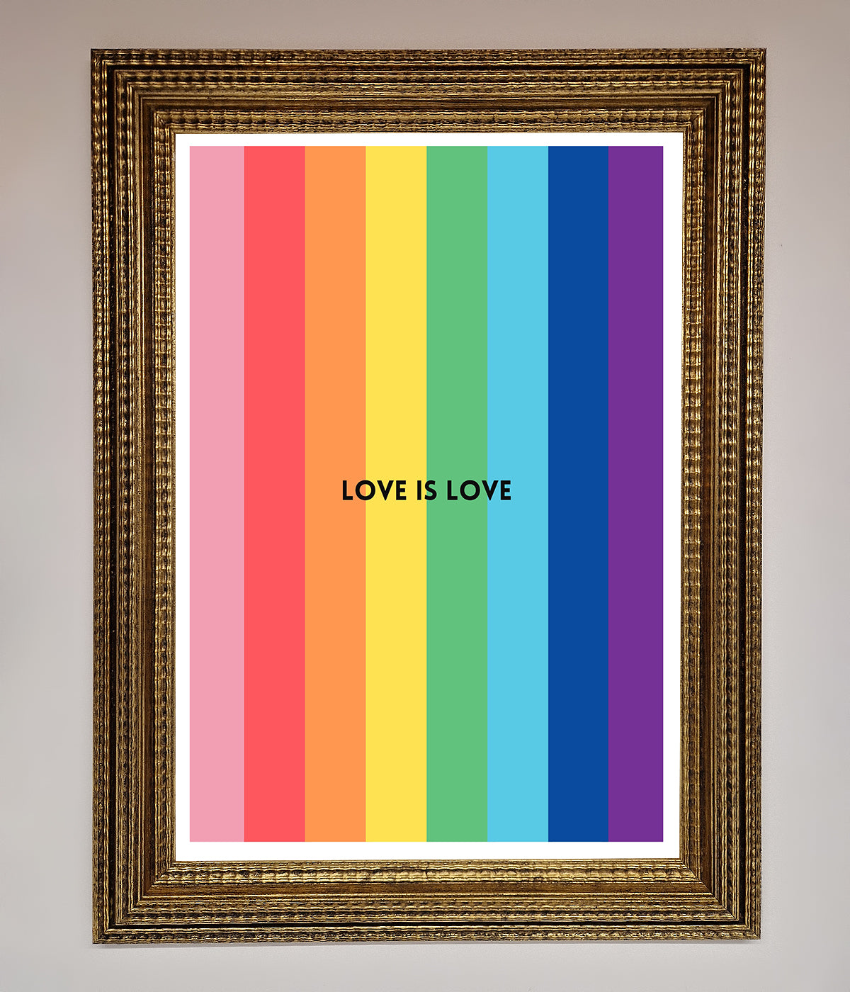 Love Is Love Framed Print print