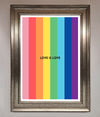 Love Is Love Framed Print print