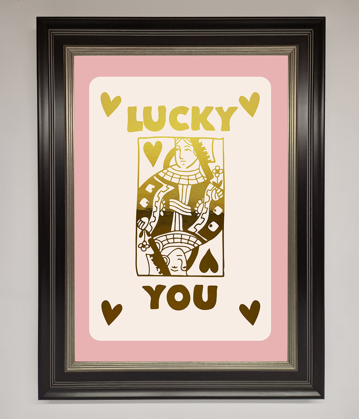 Lucky You Foil Print print