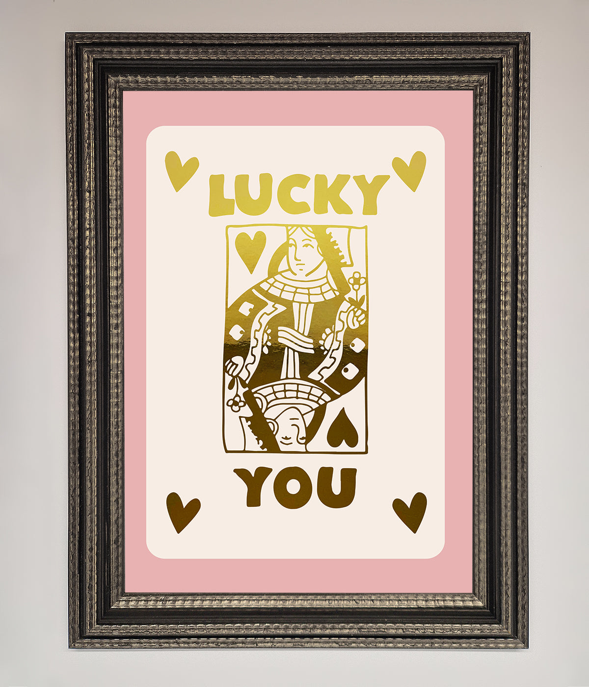 Lucky You Foil Print print