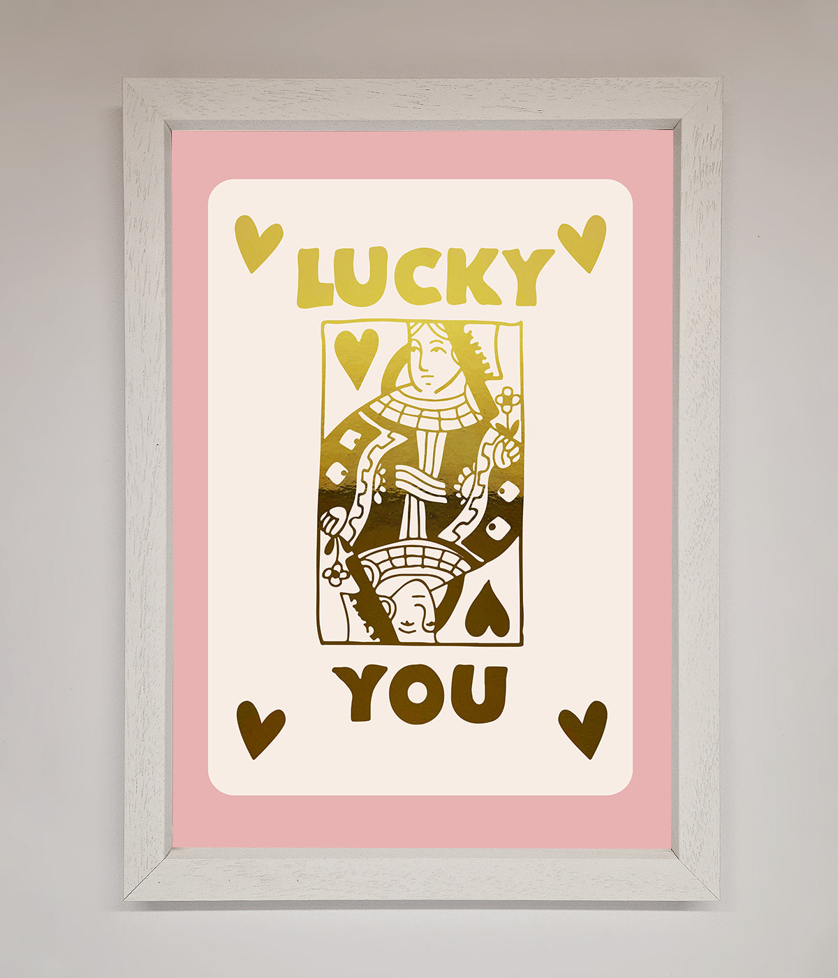 Lucky You Foil Print print