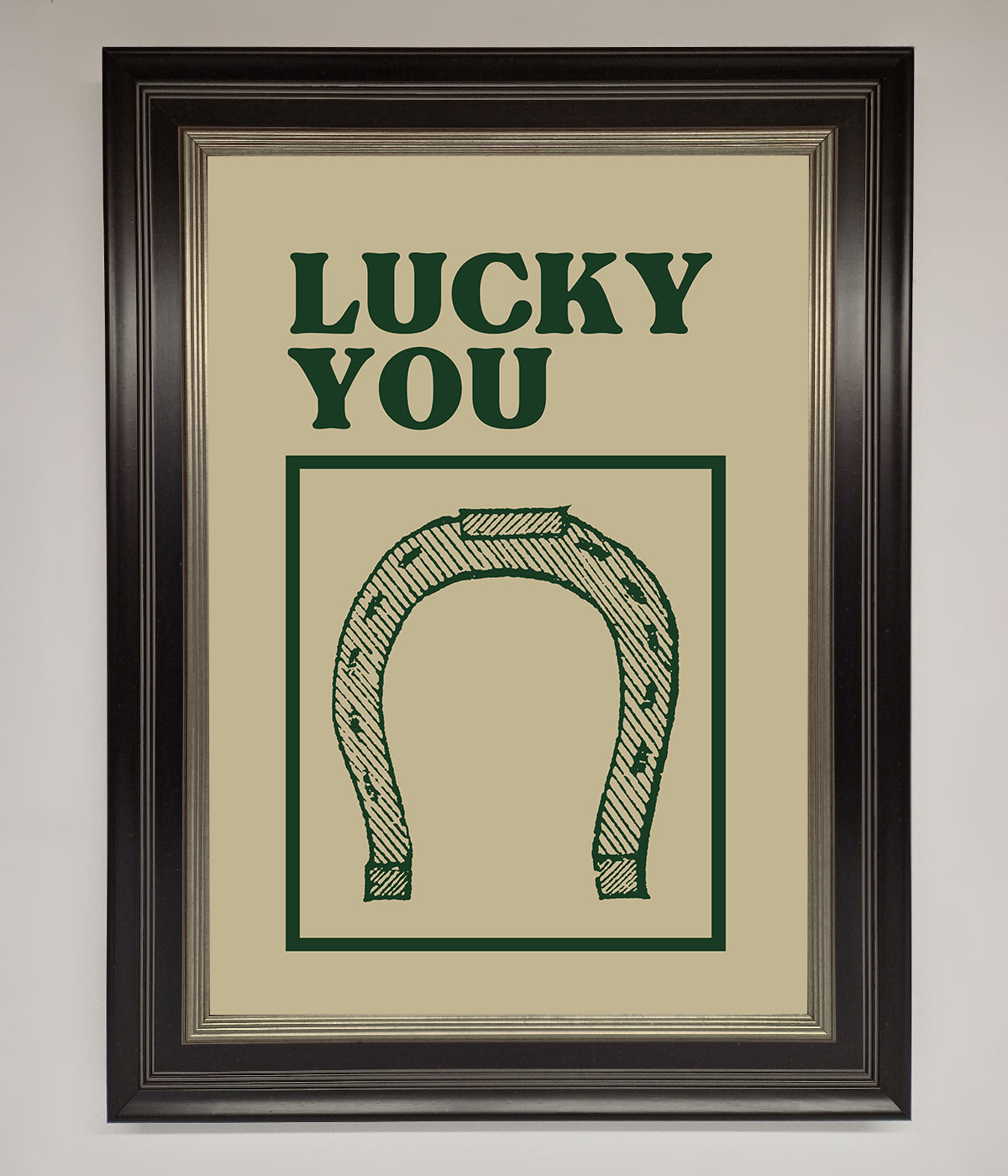 Lucky You Framed Wall Art print