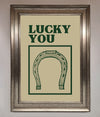 Lucky You Framed Wall Art print