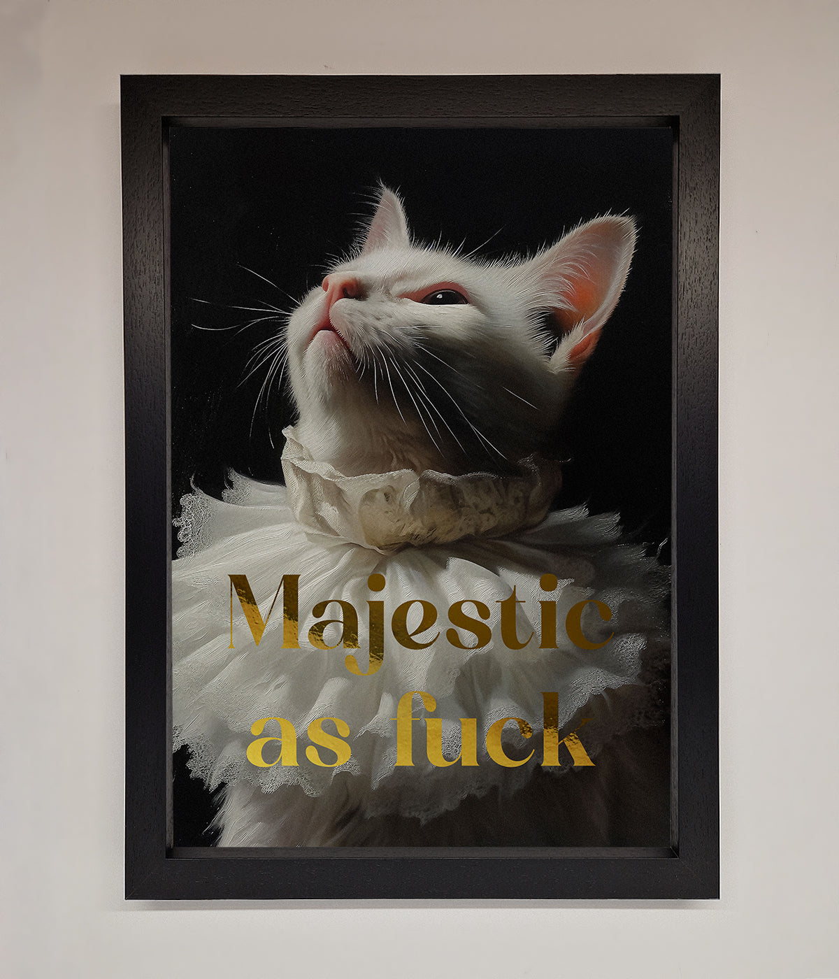 Majestic As Foil Print print