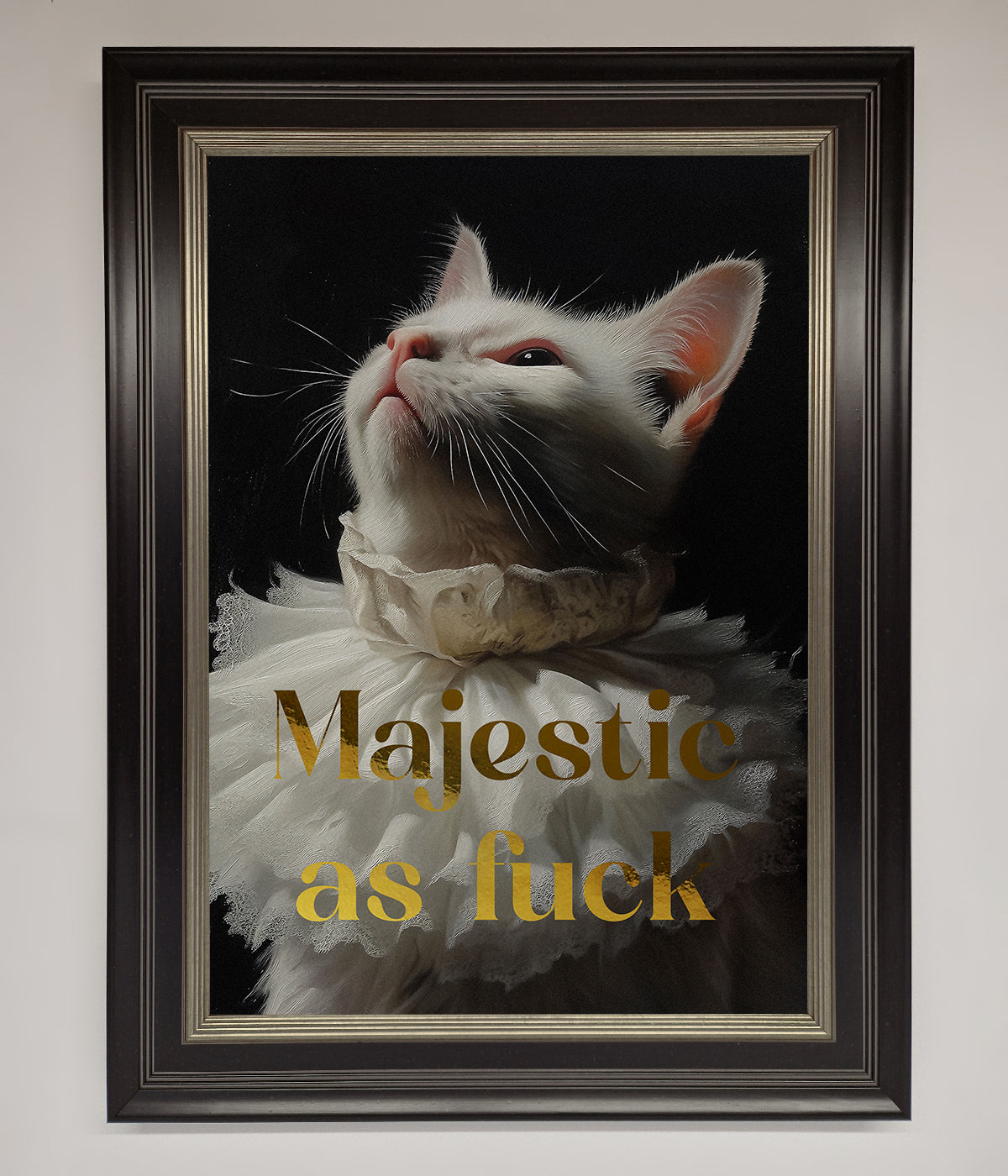 Majestic As Foil Print print