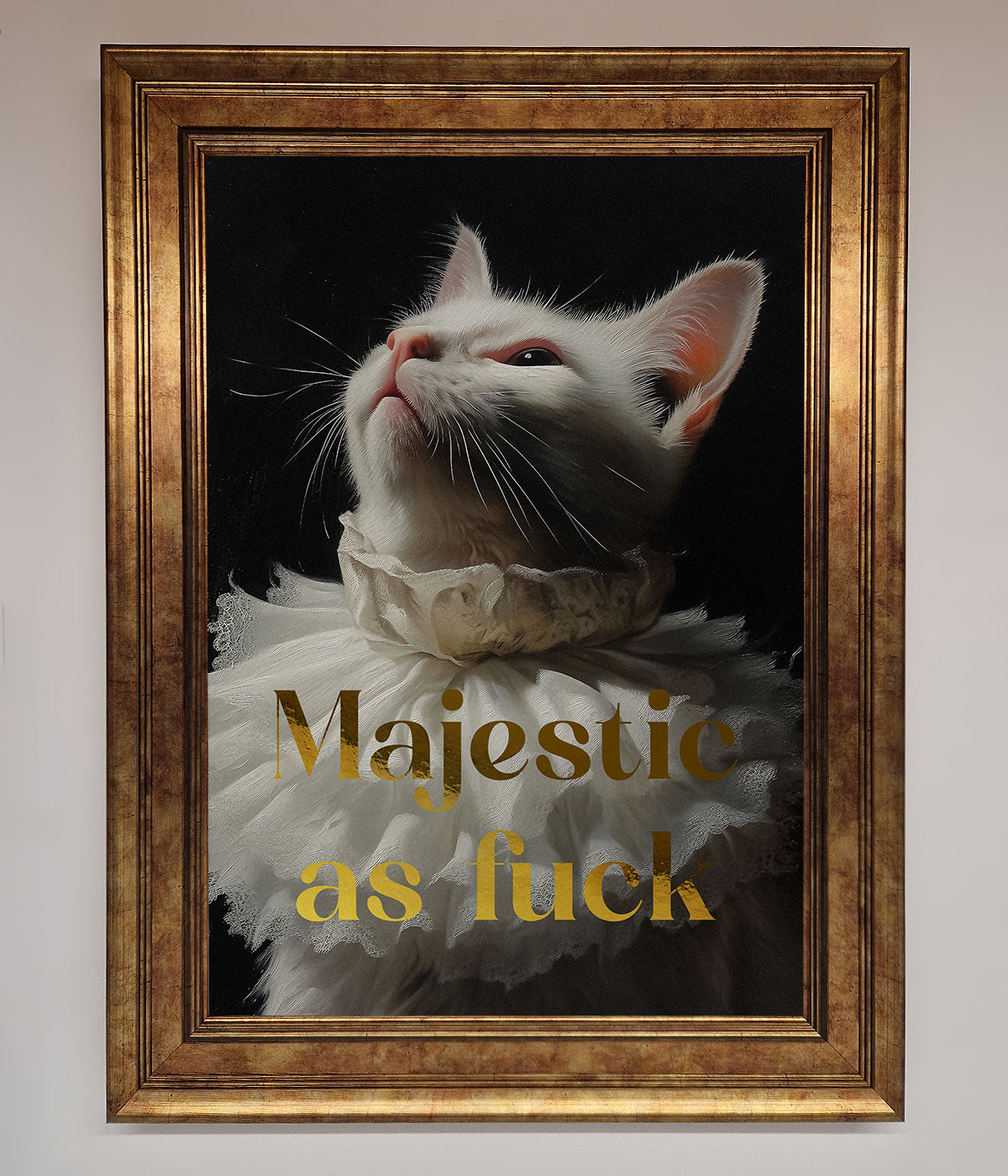 Majestic As Foil Print print