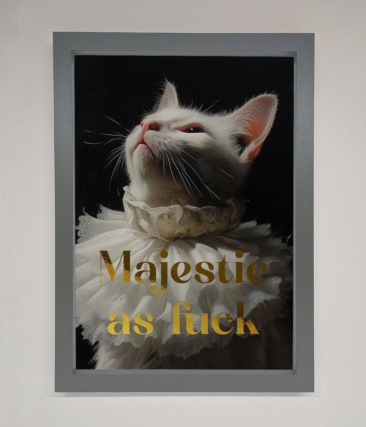 Majestic As Foil Print print