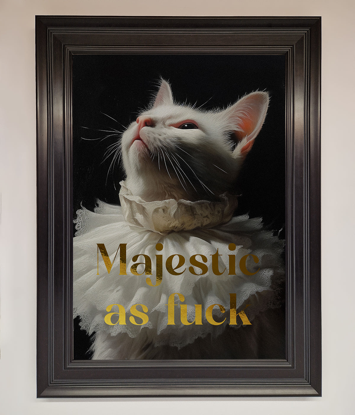 Majestic As Foil Print print