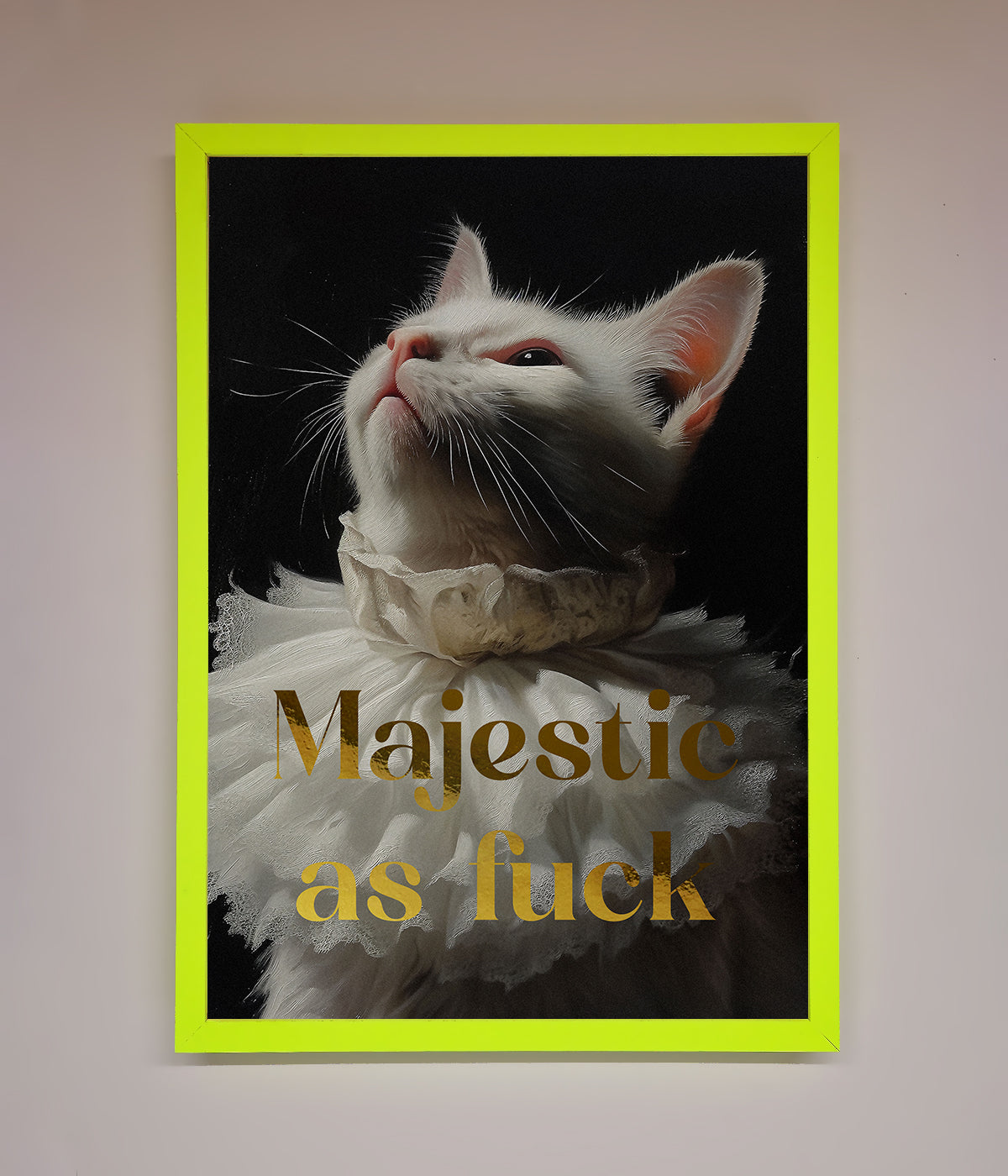 Majestic As Foil Print print